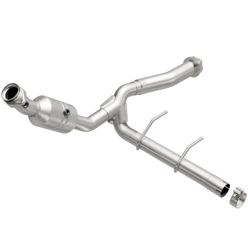 Silver exhaust system with catalytic converter for MagnaFlow Conv F-150 5.0L OEM grade
