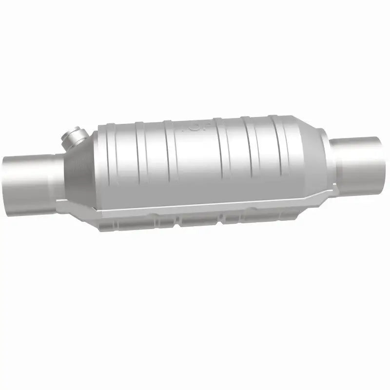 MagnaFlow Conv Univ 2.25in Inlet/Outlet Center/Center Round 11in Body L x 5.125in W 15in Overall - Truck & Automotive