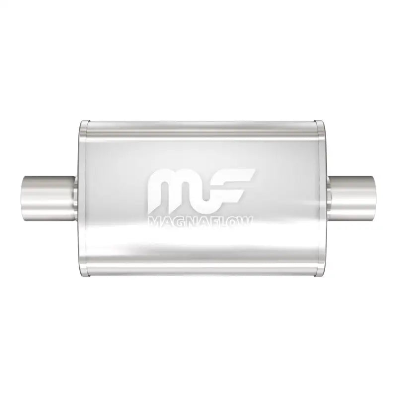 Rectangular metal muffler for MagnaFlow Muffler Mag SS 14X3.5X7 2/2 C/C