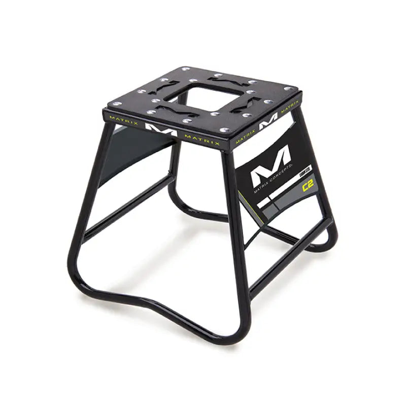 Matrix Concepts C2 Mini Steel Stand with Nameplate - Black - Matrix Concepts