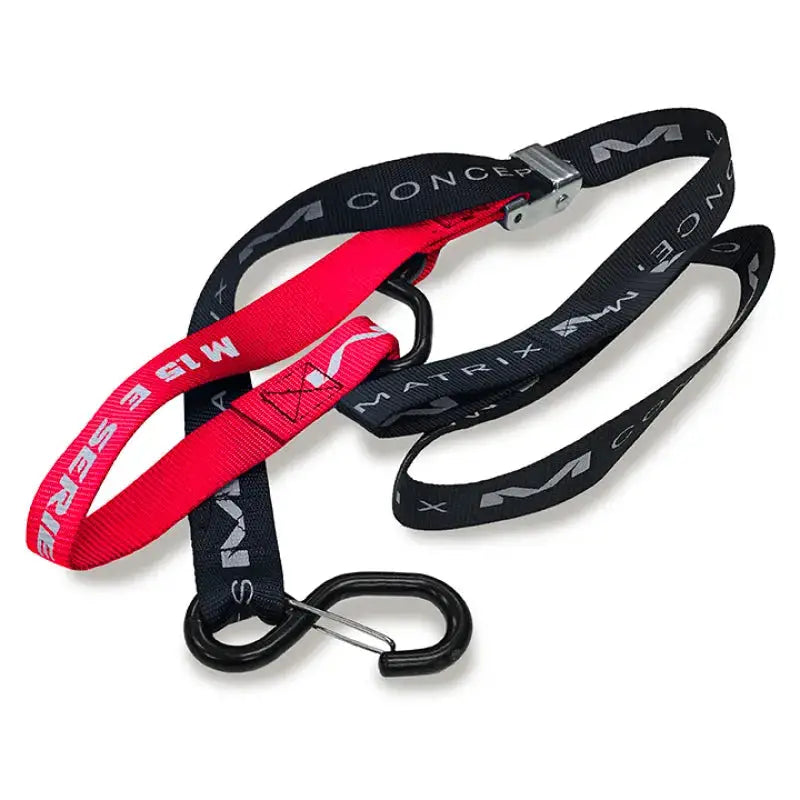 Matrix Concepts E Series 1.5 Inch Tie Down Set - Red - Truck Bed Accessories