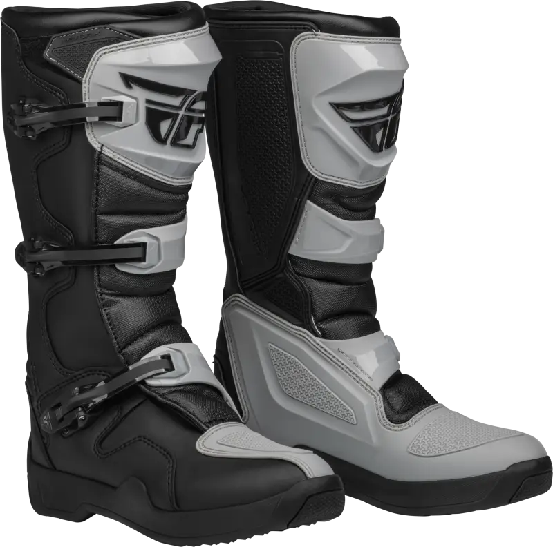 Maverik Lt Boot Grey/Black Sz 10 - FLY RACING
