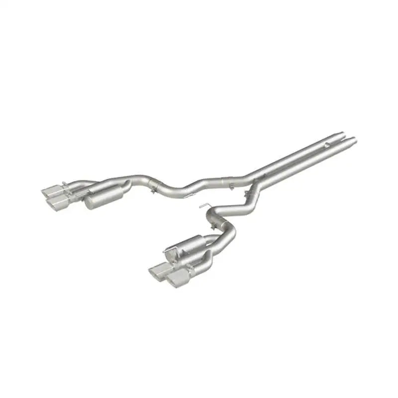 MBRP MBRP 18-19 Ford Mustang GT 5.0 3in Cat Back Quad Tip Race Version - AL