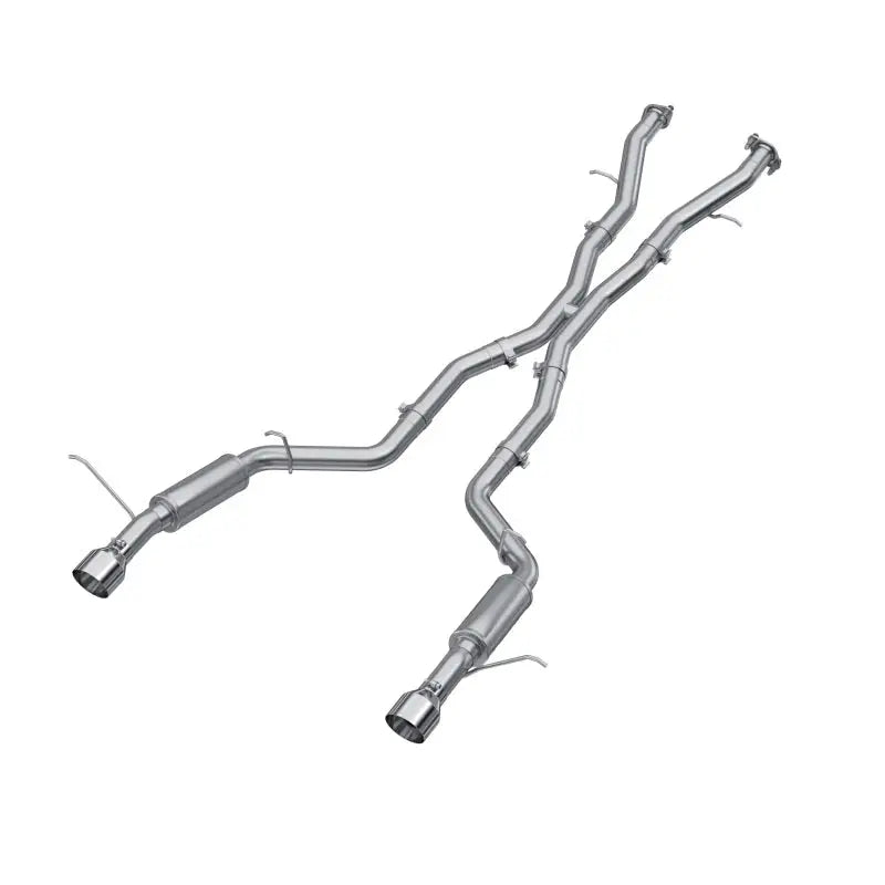 MBRP 18-23 Dodge Durango SRT 6.4L Armor Lite AL Steel 3in Cat Back Exhaust Dual Rear Exit w/ SS Tips - Truck &