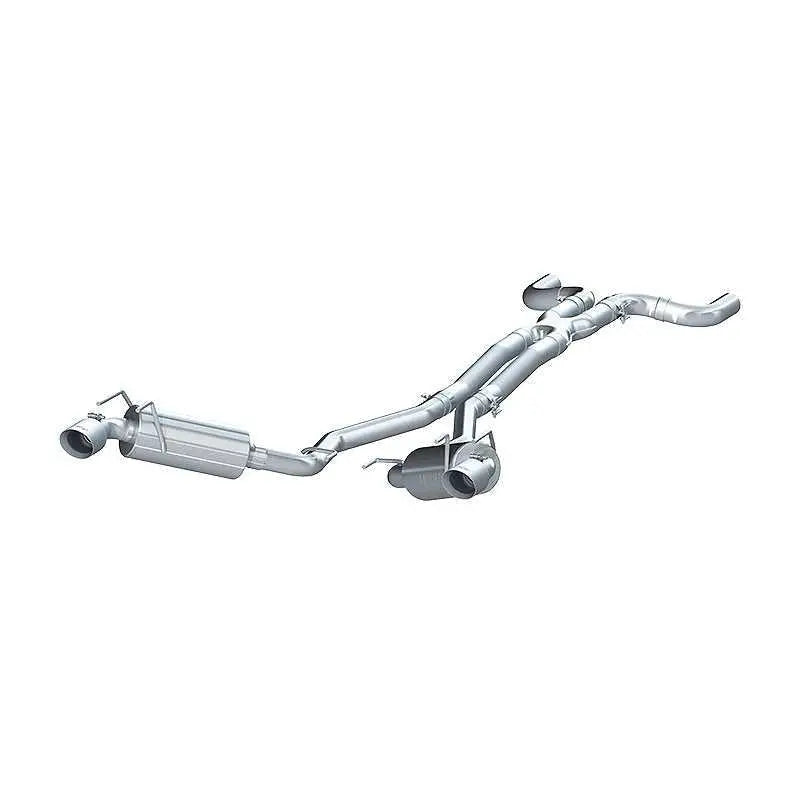 MBRP 2010 Chev Camaro V6 3.6L Dual Cat Back Round Tips (11 Conv. MUST purchase mbrpAD1710) - RV and Auto Parts