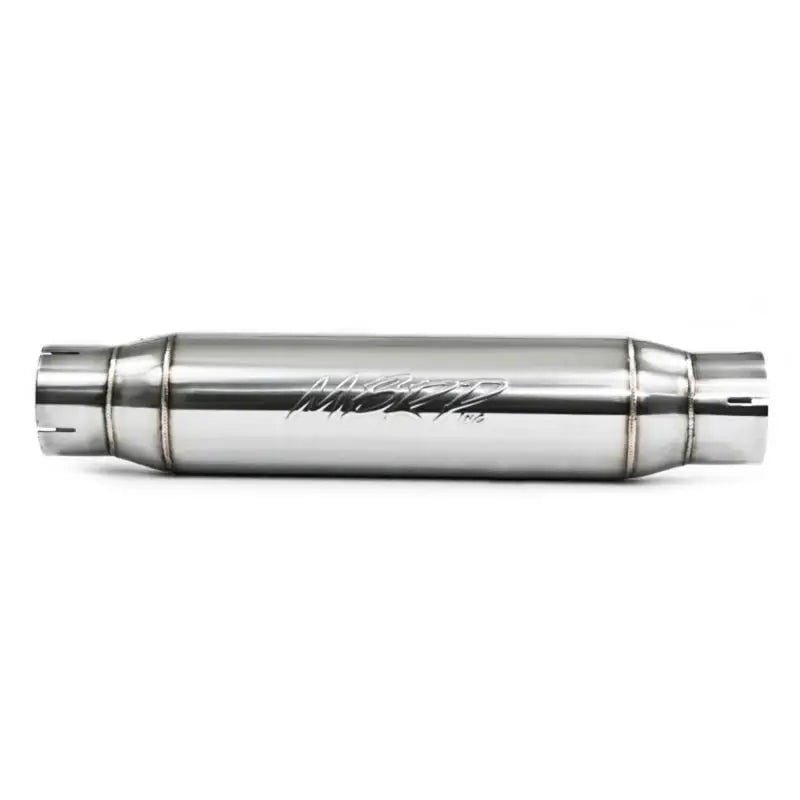 MBRP Universal Resonator 3in Inlet/Outlet 16in Body 20in Overall T304 Stainless Steel Perfcore Design