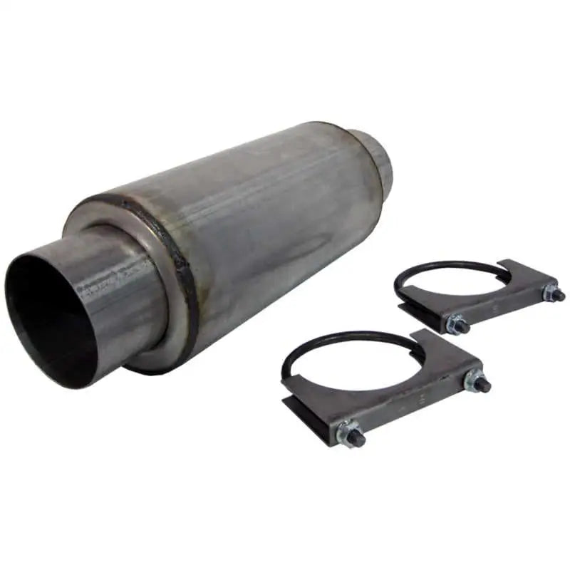 MBRP MBRP Universal Resonator 4 Inlet /Outlet 12 Body 18 Overall Aluminized