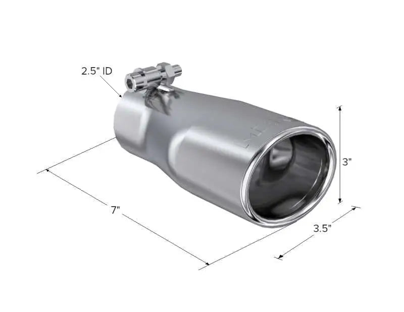 MBRP MBRP Universal Tip 3in O.D. Oval 2 inlet 10 length
