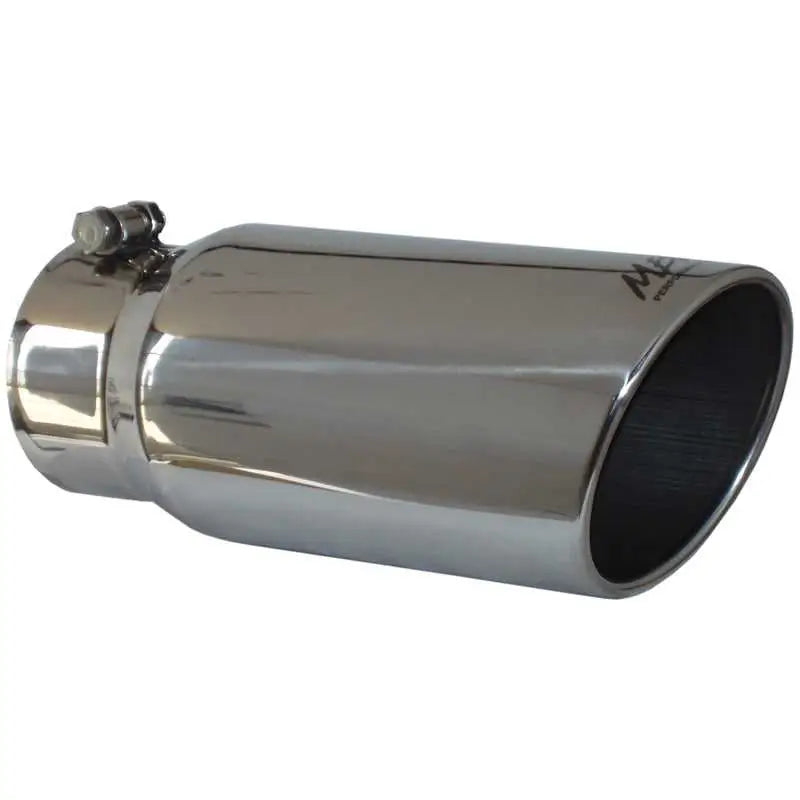 MBRP Universal Tip 5 O.D. Angled Rolled End 4 inlet 12 length - RV and Auto Parts