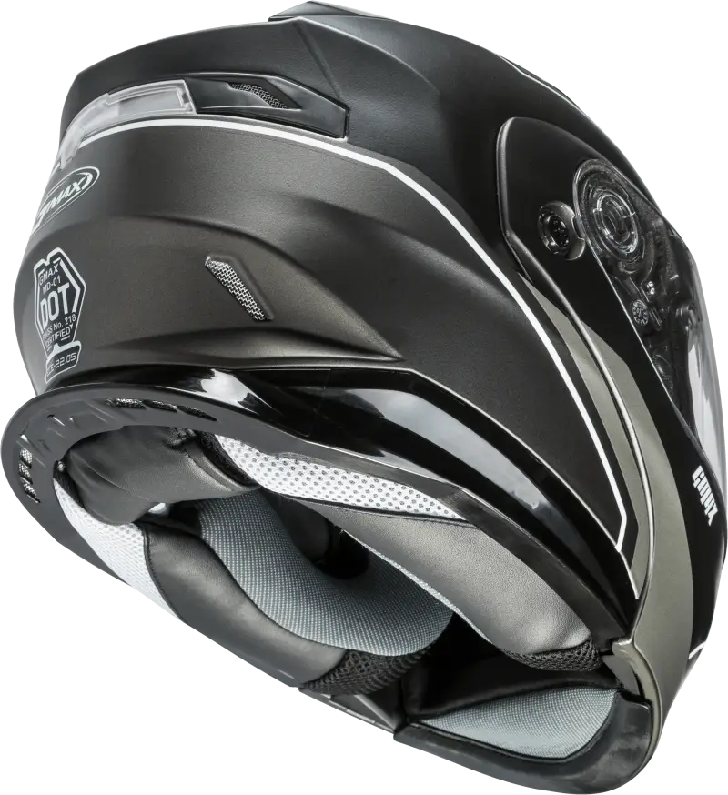 Md 01 Modular Exploit Helmet Matte Black/Silver Xl