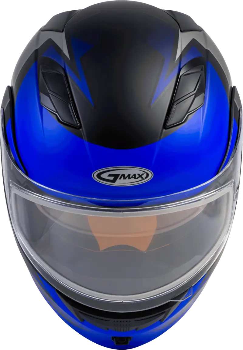 Md 01s Modular Snow Helmet Descendant Matte Black/Blue Md
