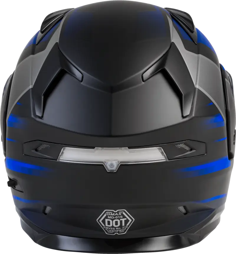 Md 01s Modular Snow Helmet Descendant Matte Black/Blue Md