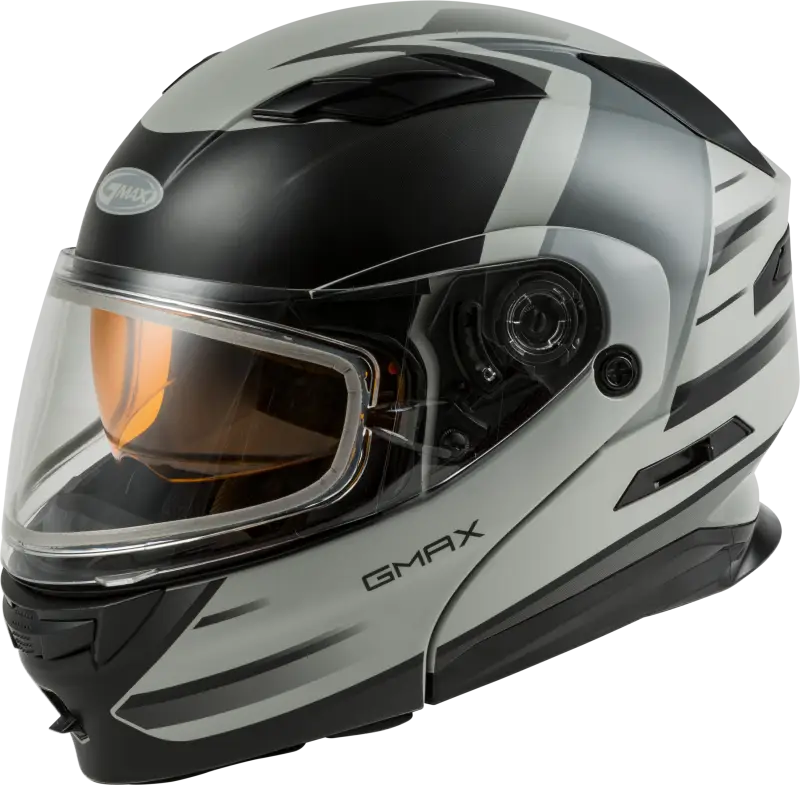 GMAX Md 01s Modular Snow Helmet Descendant Matte Gry/Silver Xl