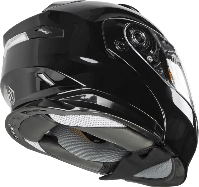 Md 01s Modular Snow Helmet W/Electric Shield Black 3x