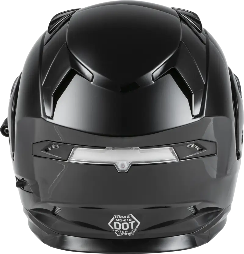 Md 01s Modular Snow Helmet W/Electric Shield Black Lg