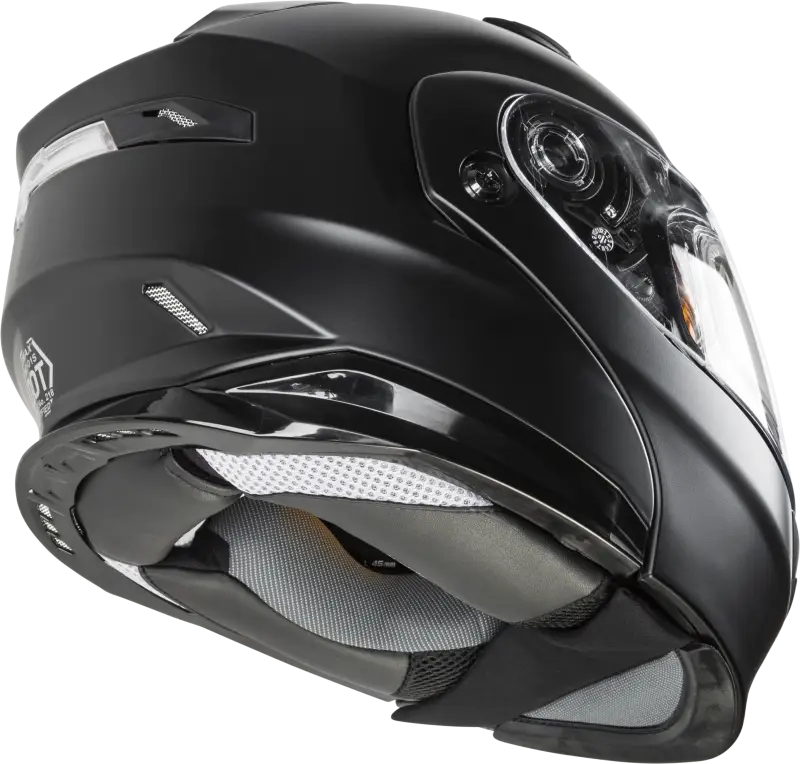 Md 01s Modular Snow Helmet W/Electric Shield Matte Blk 3x