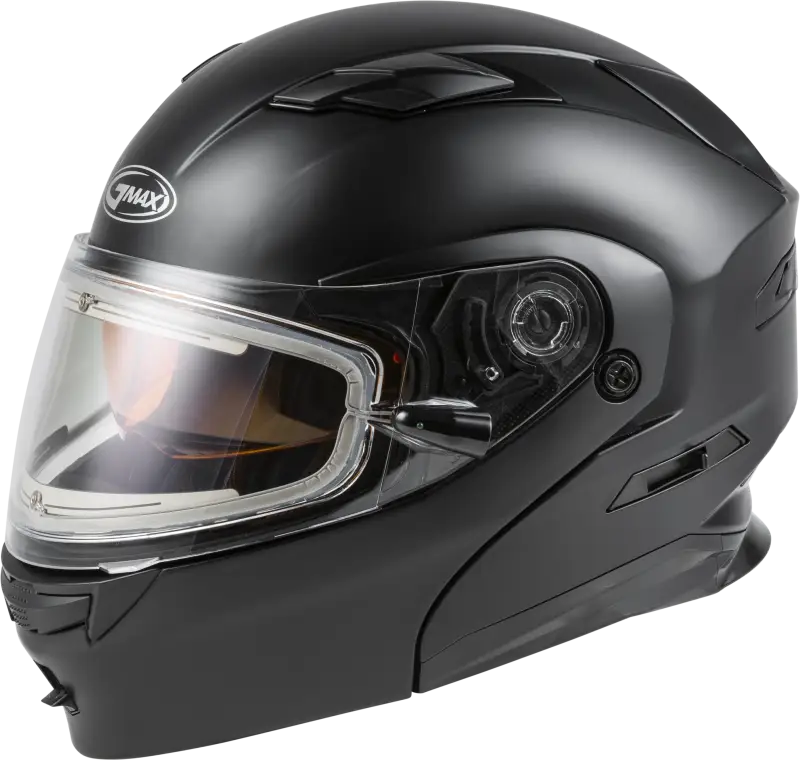 GMAX Md 01s Modular Snow Helmet W/Electric Shield Matte Blk 3x