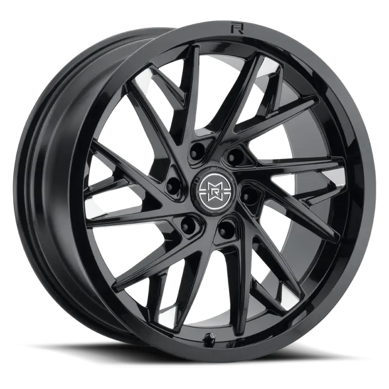 Method Raised MR801 20x9 / 6x5.5 BP / 0mm Offset / 106.25mm Bore - Gloss Black Milled Wheel - Wheels