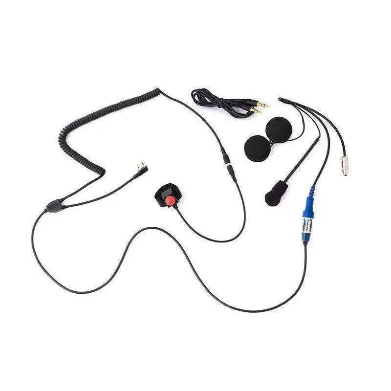 Black MH-KIT rugged radio moto max kit headset with mic and earpiece