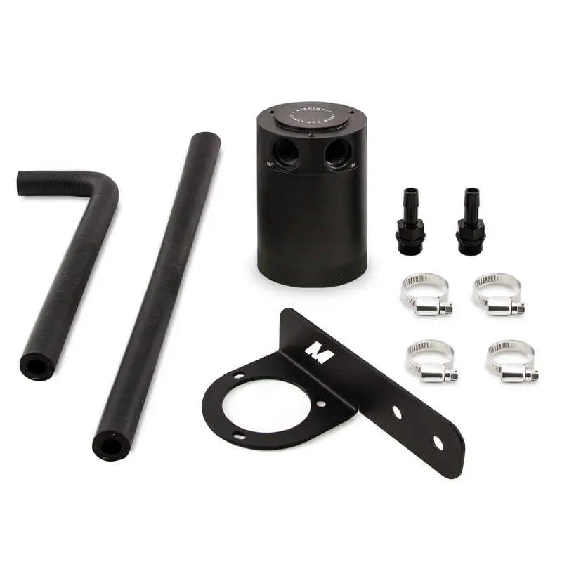 Mishimoto Mishimoto 2016+ Honda Civic 1.5L Turbo Baffled Oil Catch Can Kit - Black (PCV Side)