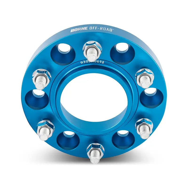 Mishimoto Borne Off-Road Wheel Spacers - 6x139.7 - 78.1 - 25mm - M14x1.5 - Blue - Truck & Automotive