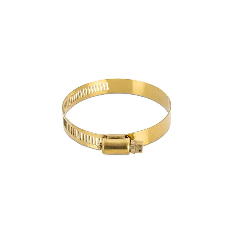 Metal hose clamp, Mishimoto high-torque worm gear clamp, gold, pack of 2 for hoses