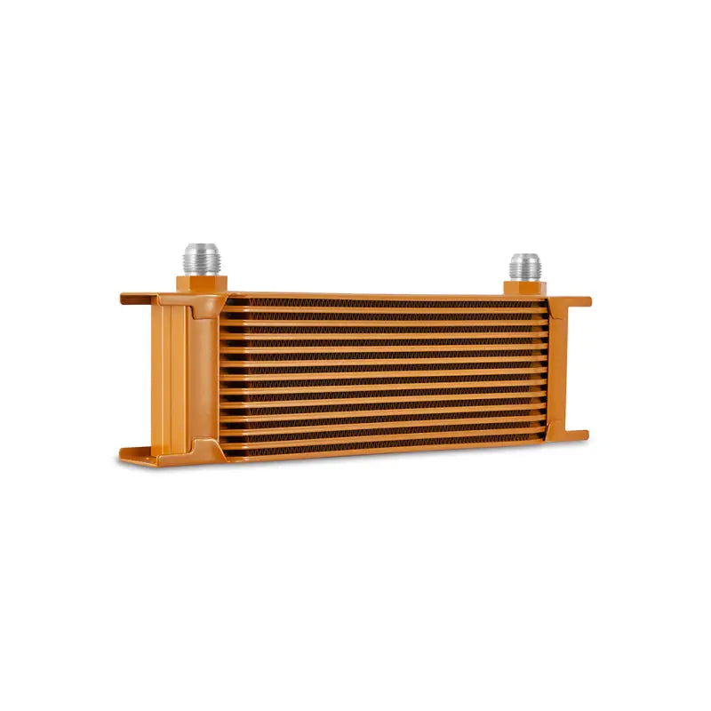 Mishimoto Universal 13-Row Oil Cooler Gold - Truck & Automotive