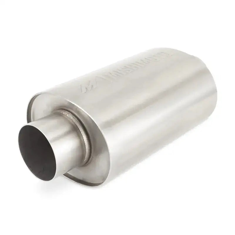 Mishimoto Universal Resonator with 3in Inlet/Outlet - Brushed - Exhaust