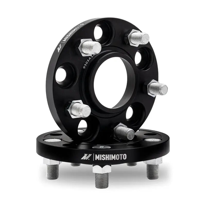 Mishimoto Wheel Spacers - 5x108 - 63.3 - 15 - M12 - Black - Truck & Automotive