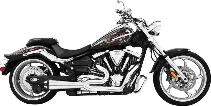 MK00014 Exhaust 2 Into 1 Chrome Vn2000