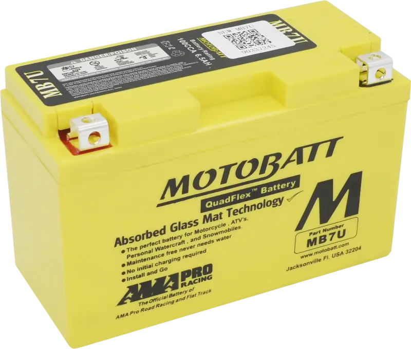 Battery Mb7u Sealed Factory Activated - MOTOBATT