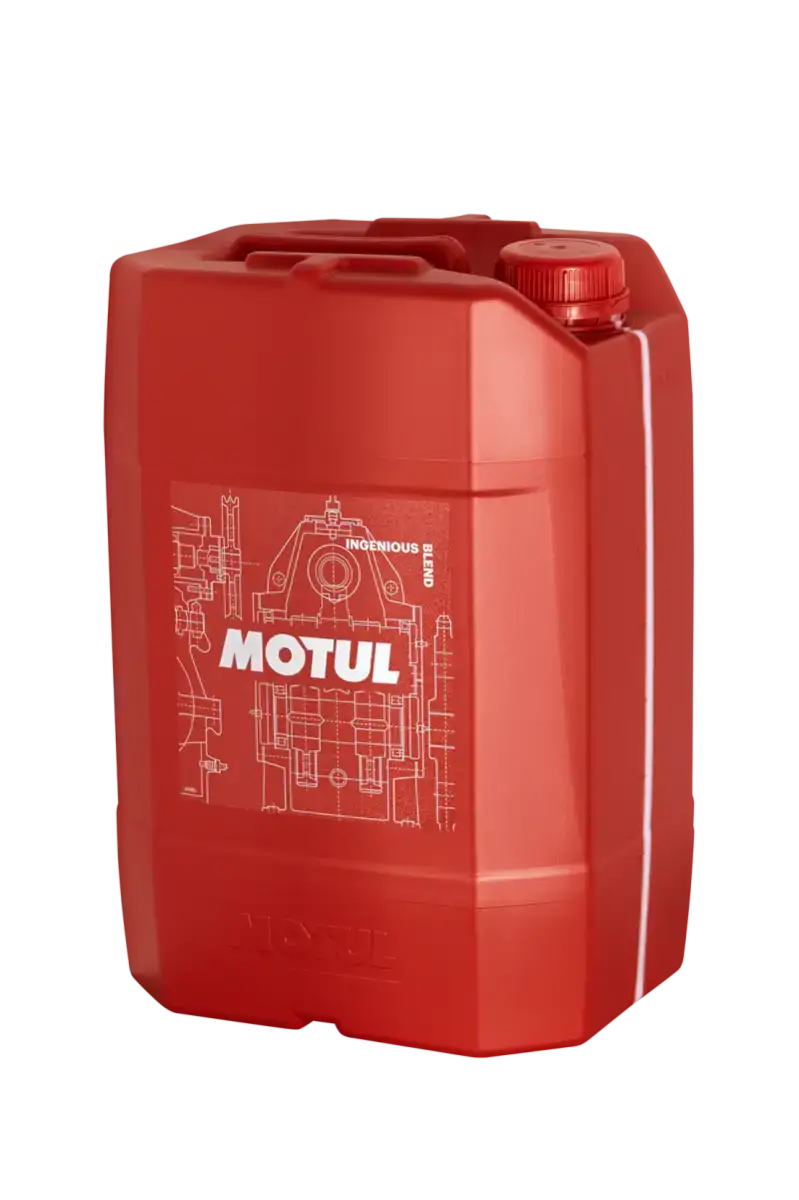 Red Motul oil container for Motul 20L GEAR 300 LS transmission oil 75W90