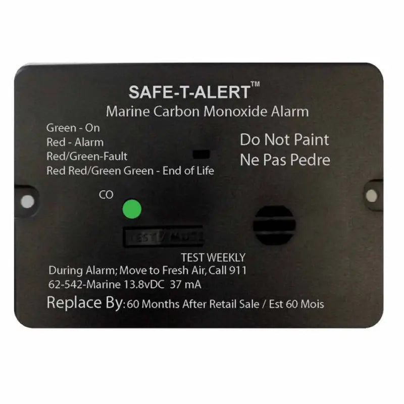 MTI Industry 25-742BL Flush Mount Carbon Monoxide Propane Leak Detector Safe-T-Alert