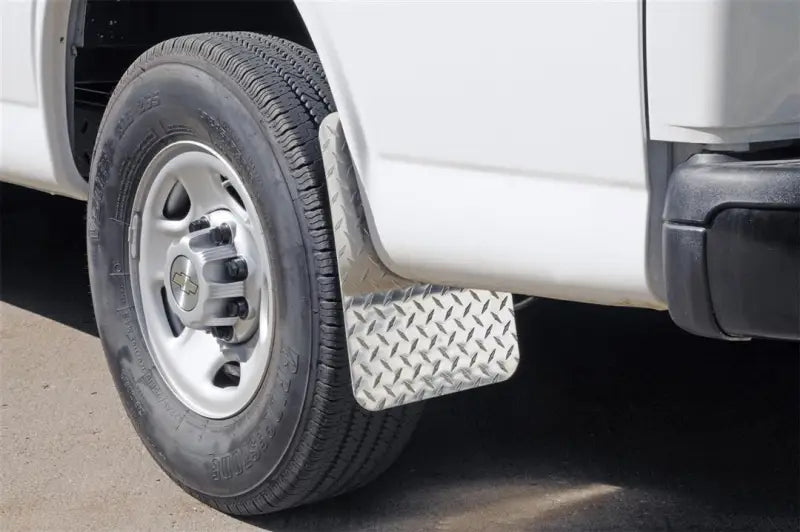 Mud Flap Multi-Fit (See Document for Guidance); 12 Inch X 16 Inch; Set of 2; Rectangle; Without Logo; Powder Coated;