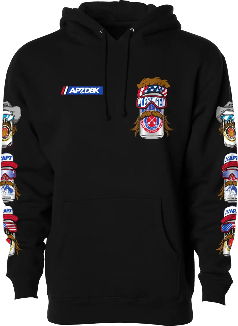Mullet Madness Hoodie Black 2x - DBK