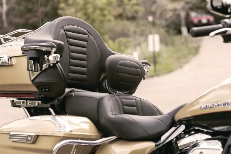 Mustang 08-21 Harley Electra Glide Std, Rd Glide ,Rd King ,Str Glide Super Touring Arm Wrap - Black - 79014