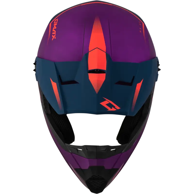 Mx 46 Compound Helmet Matte Purple/Coral/Blue Xs