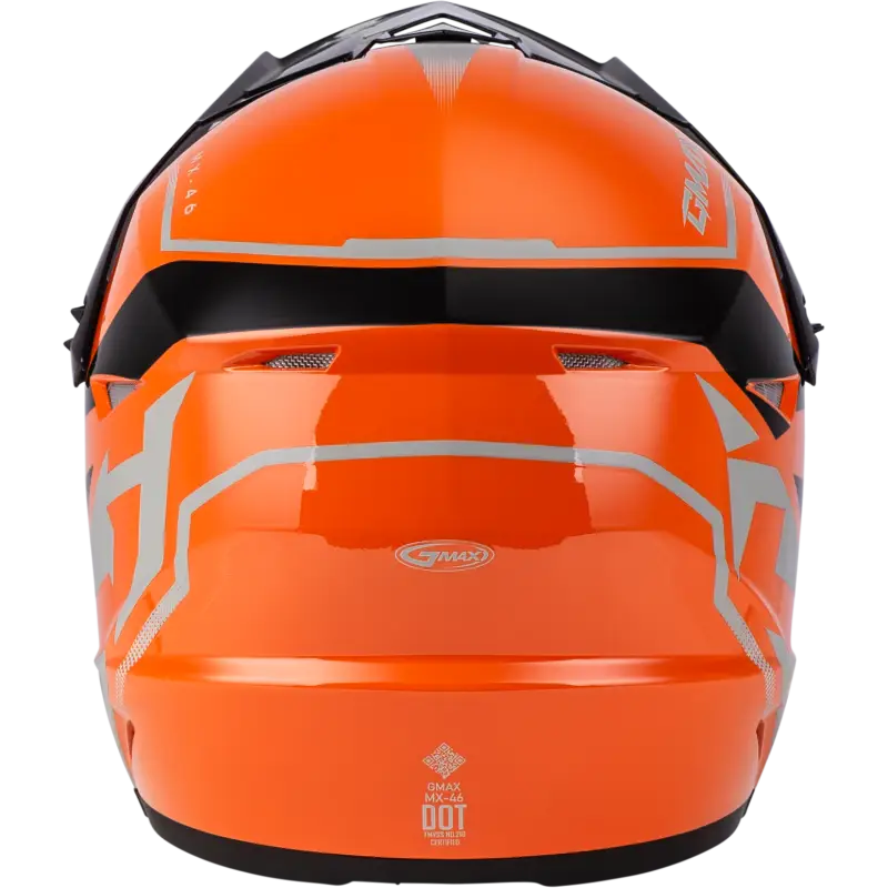 Mx 46 Compound Helmet Orange/Black/Grey Sm