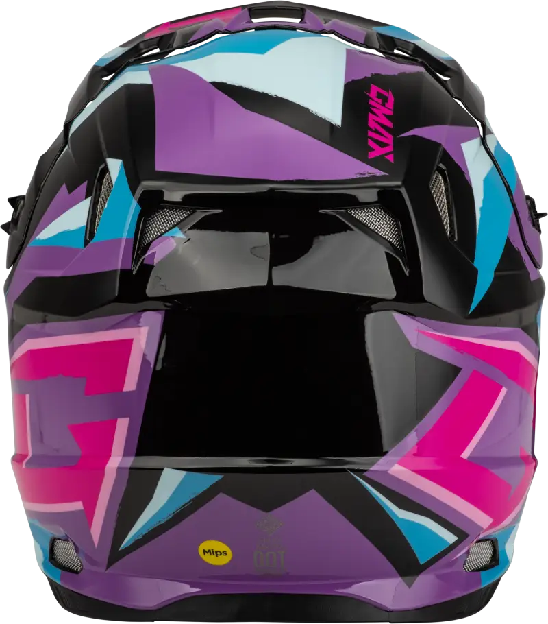 Mx 96s Splinter Helmet Black/Purple/Blue Xl