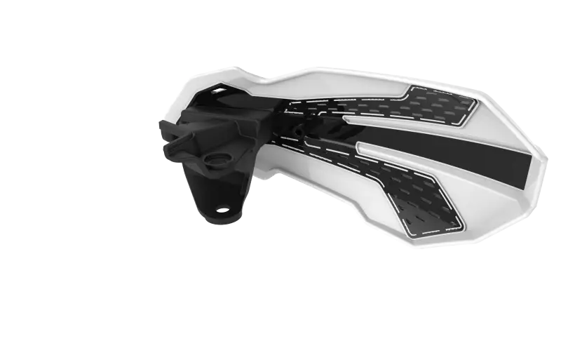 Mx Flow Handguards White/Black
