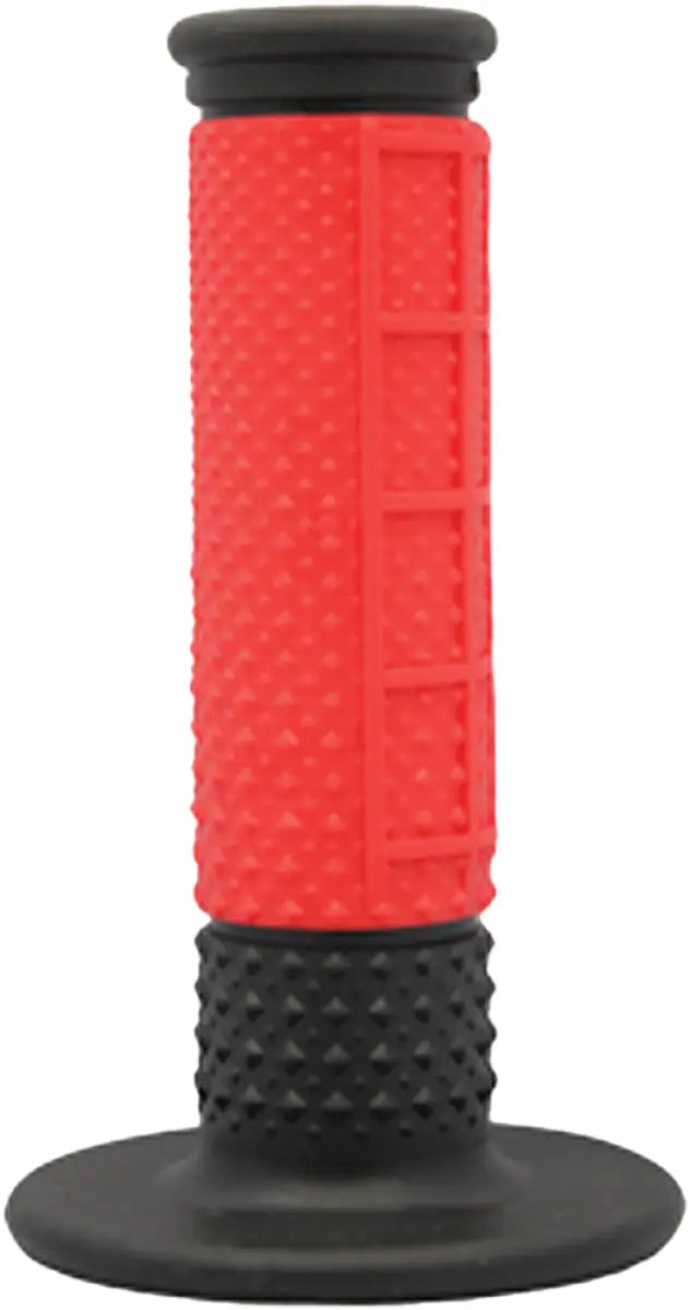 MXW08 X.9 Half Waffle Grips Red/Black