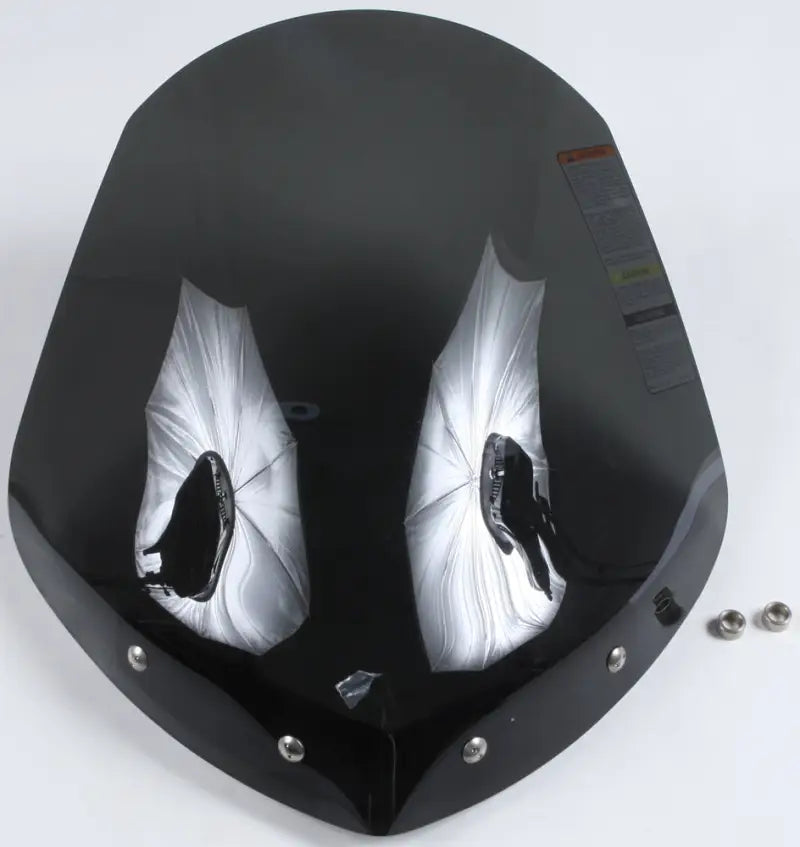 N2705 Gladiator Windshield W/Chrome Mounts (Dark Tint)