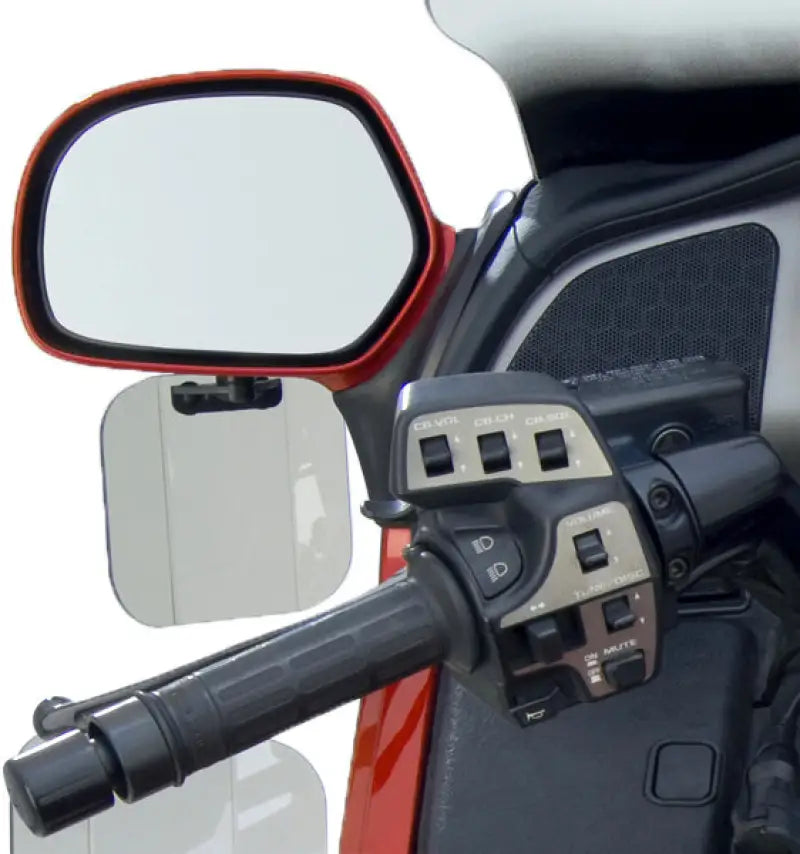 N5110 Wing Deflectors Mirror Mount Light Smoke