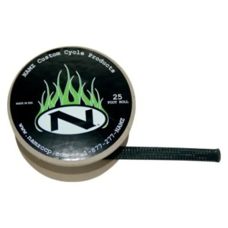 Namz Custom Cycle NBFS-2501 1/8’’ Flex Sleeving 25’ Spool Id Black - Electrical
