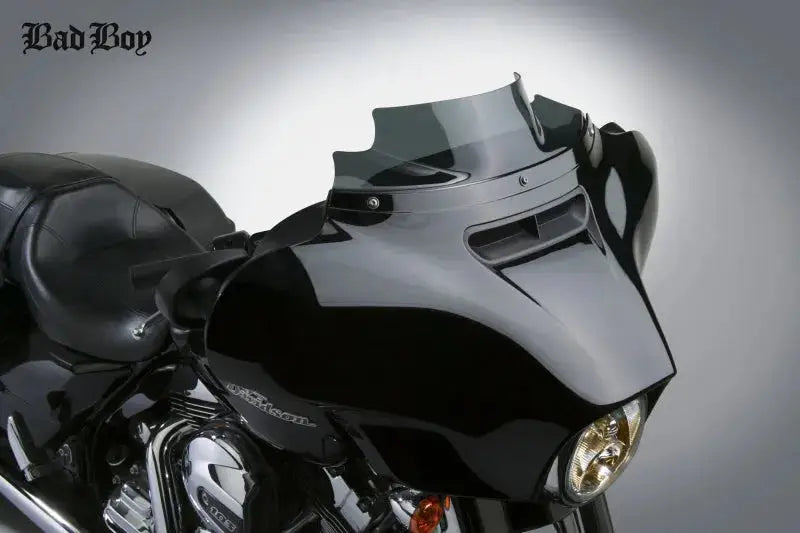 Black glossy BadBoy Custom windscreen for National Cycle FLHTK FLHTKL FLHX Harley
