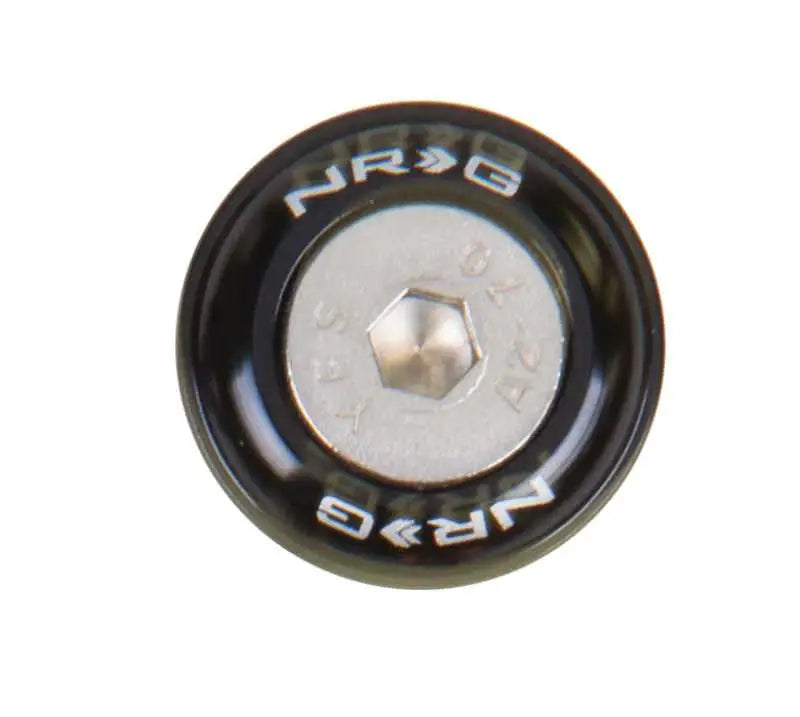 NRG NRG Fender Washer Kit w/Rivets For Metal (Black) - Set of 10