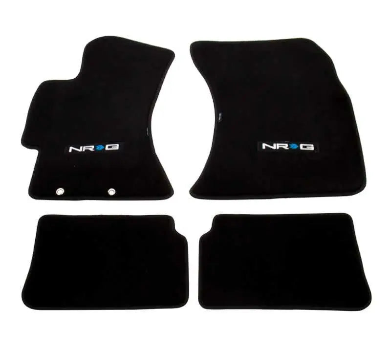 NRG Floor Mats - 2009-2011 Subaru Impreza WRX/STi (NRG Logo) - 4pc.
