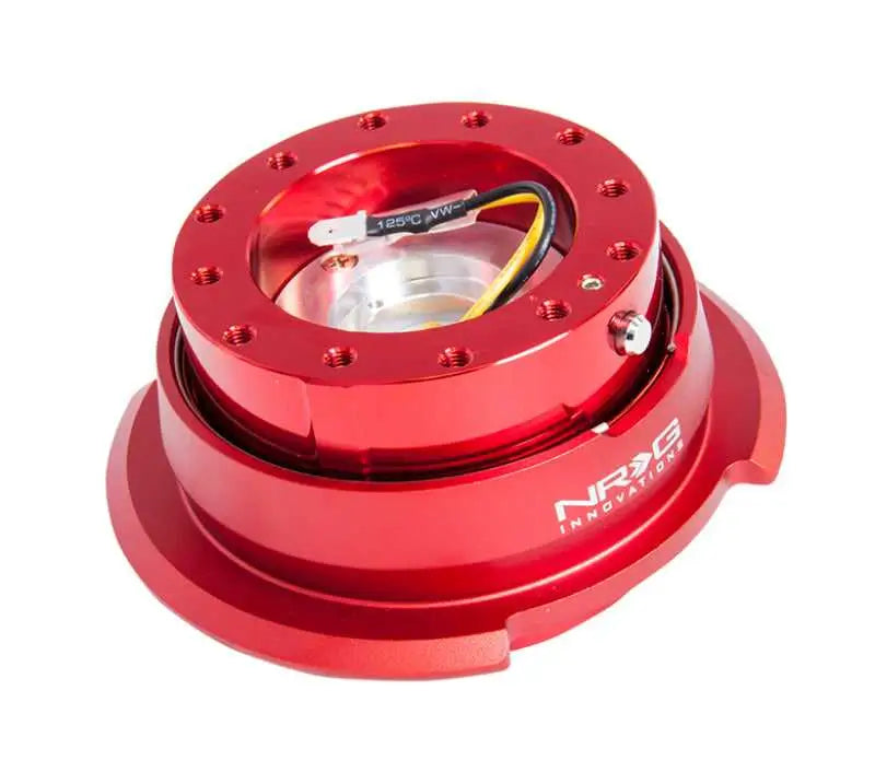 NRG NRG Quick Release Kit Gen 2.8 - Red / Red Ring
