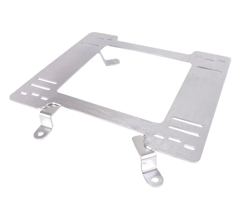 Silver metal seat bracket for NRG Seat Brackets in 79-98 Ford Mustang