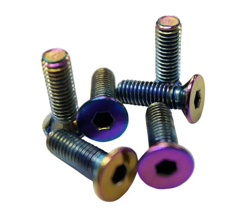 NRG NRG Steering Wheel Screw Upgrade Kit (Conical) - Neochrome
